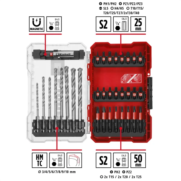 einhell-*m-case-box-set-bit+dr-33pcs-ls-49108753