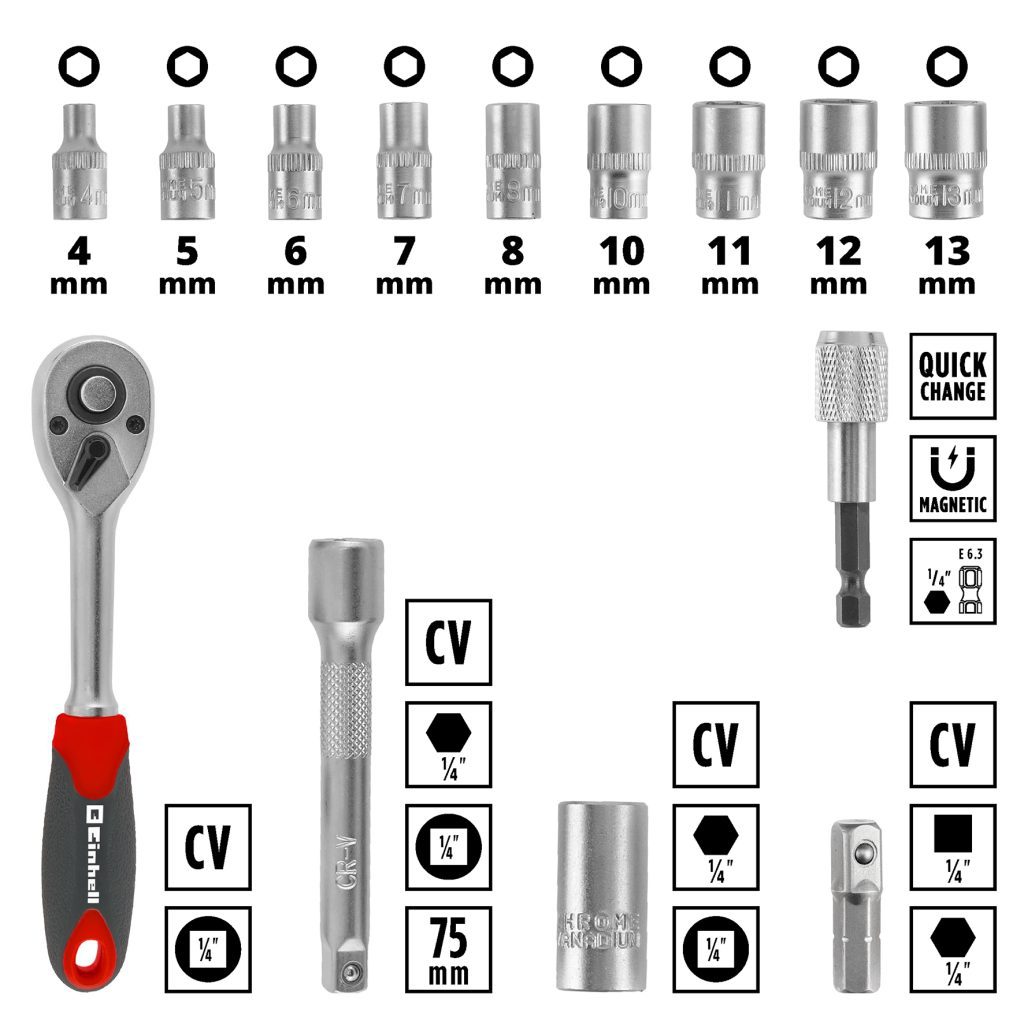 einhell-l-case-zestaw-bitów-i-kluczy-nasadowych-37-szt.-49109022